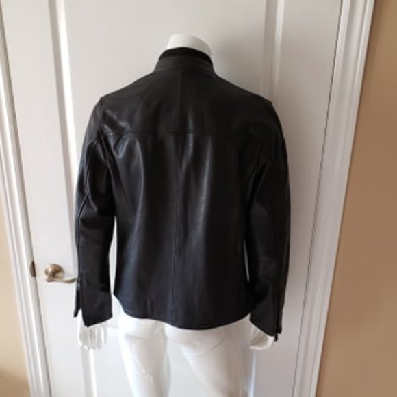 Kenneth Cole  Men's Medium Sized Leather Jacket - Picture 7 of 9